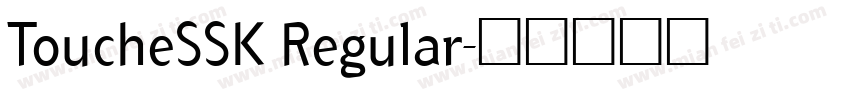 ToucheSSK Regular字体转换